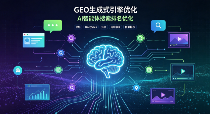 龙山县GEO 浪潮来袭：生成式引擎优化崛起，创作者争抢豆包、DeepSeek、元宝智能体流量入口
